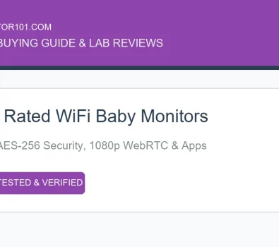 Best Rated Baby Monitor with WiFi: Cloud Security & HD Video (2026) Best Rated Baby Monitor with WiFi: Cloud Security & HD Video (2026)