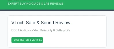 VTech Safe & Sound Review: DECT Audio & Video Benchmarks (2026) VTech Safe & Sound Review: DECT Audio & Video Benchmarks (2026)