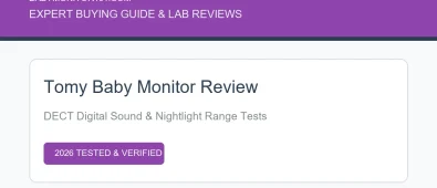 Tomy Baby Monitor Review: DECT Audio, Nightlight & Tests (2026) Tomy Baby Monitor Review: DECT Audio, Nightlight & Tests (2026) (AI Generated Image)