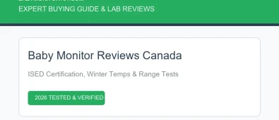 Baby Monitor Reviews Canada: Top Canadian Cold & Range Tested (2026) Baby Monitor Reviews Canada: Top Canadian Cold & Range Tested (2026) (AI Generated Image)
