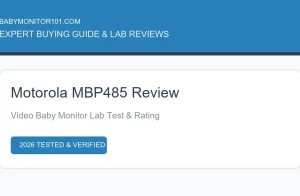 Motorola MBP485 Video Baby Monitor Review: Full Lab Test & Specifications (2026) (AI Generated Image)