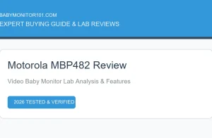 Motorola MBP482 Video Baby Monitor Review: Lab Test & Performance Breakdown (2026) Motorola MBP482 Video Baby Monitor Review: Lab Test & Performance Breakdown (2026) (AI Generated Image)