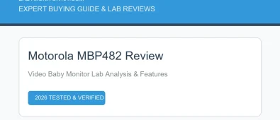 Motorola MBP482 Video Baby Monitor Review: Lab Test & Performance Breakdown (2026) (AI Generated Image)