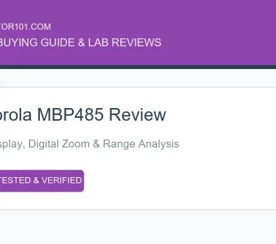 Motorola MBP485 Review: 2.8″ Display, Range & Lab Ratings (2026) Motorola MBP485 Review: 2.8″ Display, Range & Lab Ratings (2026) (AI Generated Image)