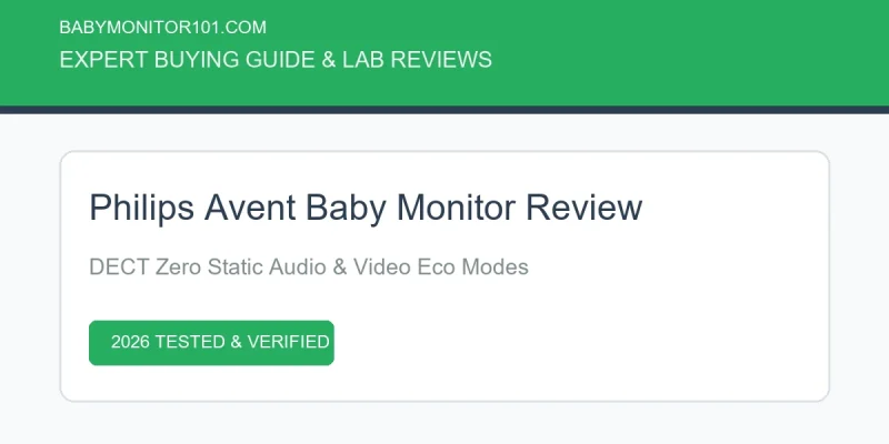 Philips Avent Baby Monitor Review: DECT Audio & Video Tests (2026) Philips Avent Baby Monitor Review: DECT Audio & Video Tests (2026) (AI Generated Image)