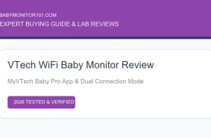 VTech WiFi Baby Monitor Review: App, Dual-Mode & Tests (2026) VTech WiFi Baby Monitor Review: App, Dual-Mode & Tests (2026) (AI Generated Image)