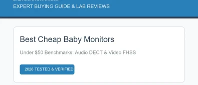 Best Cheap Baby Monitors (2026): Top Affordable Audio & Video (AI Generated Image)