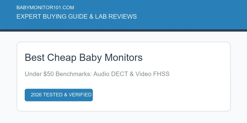 Best Cheap Baby Monitors (2026): Top Affordable Audio & Video Best Cheap Baby Monitors (2026): Top Affordable Audio & Video (AI Generated Image)
