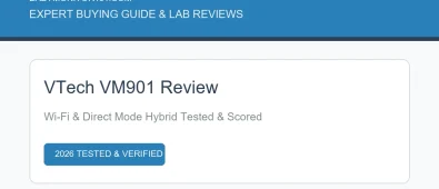 VTech VM901 Review: Hybrid Wi-Fi & Direct Mode Lab Benchmark (2026) VTech VM901 Review: Hybrid Wi-Fi & Direct Mode Lab Benchmark (2026) (AI Generated Image)
