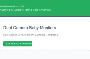 Best Baby Monitor with 2 Cameras: Split-Screen & Multi-Room Guide (2026) (AI Generated Image)