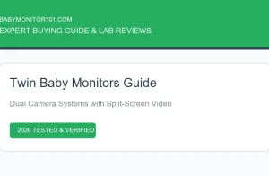 Twin Baby Monitor Guide: Top Split-Screen Dual Camera Systems (2026) (AI Generated Image)