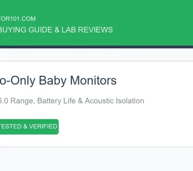 Audio-Only Baby Monitors: DECT 6.0 Range, Battery & Privacy (2026)