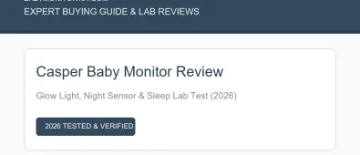 Casper Baby Monitor Review: Glow Sleep Light & Lab Analysis (2026) (AI Generated Image)