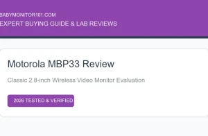 Motorola MBP33 Review: 2.8″ Wireless Video Monitor Analysis (2026) Motorola MBP33 Review: 2.8″ Wireless Video Monitor Analysis (2026) (AI Generated Image)