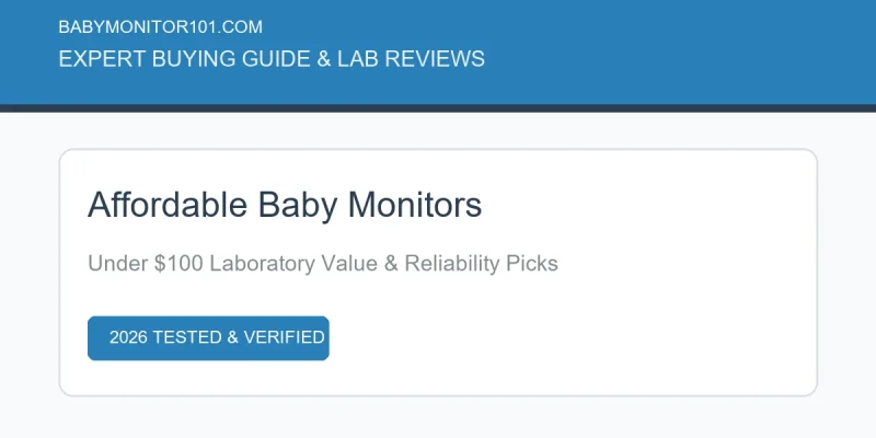 Best Affordable Baby Monitors Under $100: Tested Lab Picks (2026) (AI Generated Image)